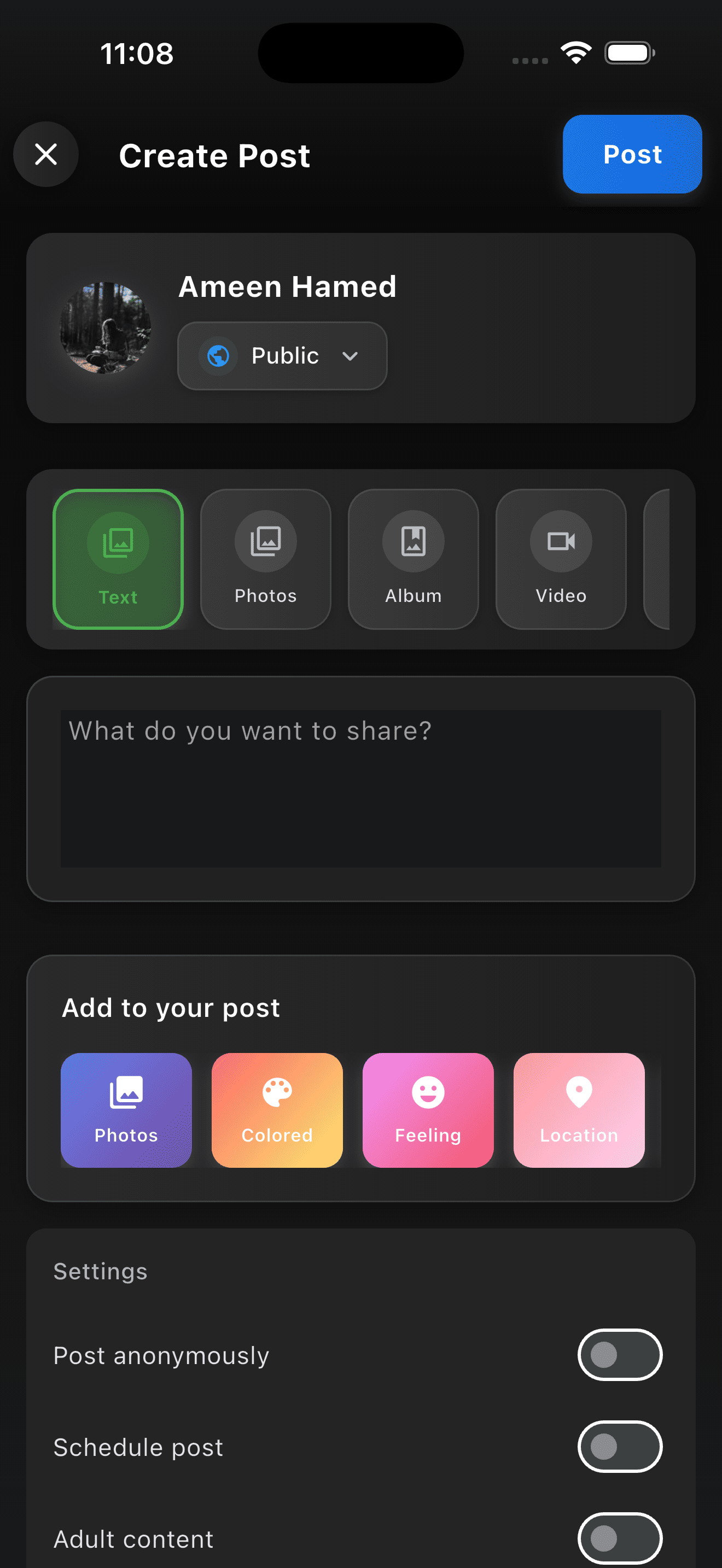 Sngine Pro Timeline – Flutter Social Networking App (Android & iOS) mobile preview